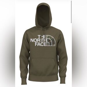 Men’s North Face camo logo hoodie